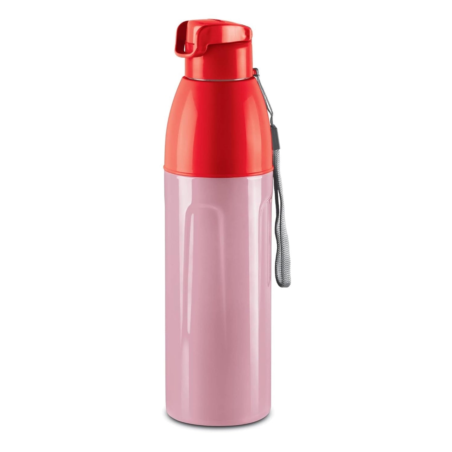 Spare Kool Convex Top Lid Compatible with Milton Kool Convex Water Bottle | Fits 700ml, 900ml & 1100ml | Leak-Proof Replacement Cap | Easy Carry Handle | Red (Only Lid)