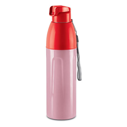 Spare Kool Convex Top Lid Compatible with Milton Kool Convex Water Bottle | Fits 700ml, 900ml & 1100ml | Leak-Proof Replacement Cap | Easy Carry Handle | Red (Only Lid)