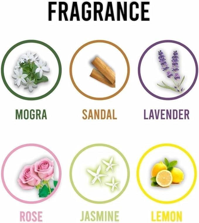 Bathroom Freshener For Toilet, Washroom - Air Smell Fresheners Perfume Packets, Automatic Room Fragrance Blocks, long lasting, 50 Gram Each Pack of 5