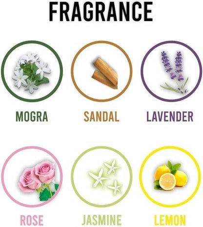 Bathroom Freshener For Toilet, Washroom - Air Smell Fresheners Perfume Packets, Automatic Room Fragrance Blocks, long lasting, 50 Gram Each Pack of 5