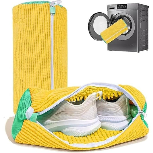 Shoe Washing Machine Bag with Zipper – Durable Laundry Bag for Safe Sneaker & Shoe Cleaning in Washers and Dryers, Ideal for Protecting Shoes (Pack of 1)