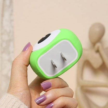 RF REDFOXX Silicone Protective Case for Apple 20W & 18W iPhone USB-C Power Adapter Charger and for USB Lightning Cable, 3D Case for iPhone Charger - 18W/20W (Green)