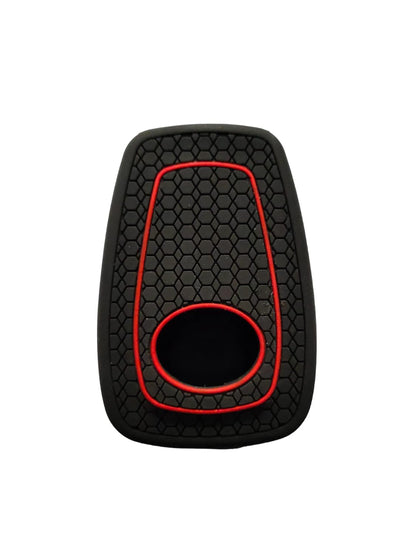 Smart Key Cover Compatible for Tata Harrier, Altroz, Nexon, Tigor BS6, Safari, Safari Gold, Punch, 4 Button Key Cover, Black