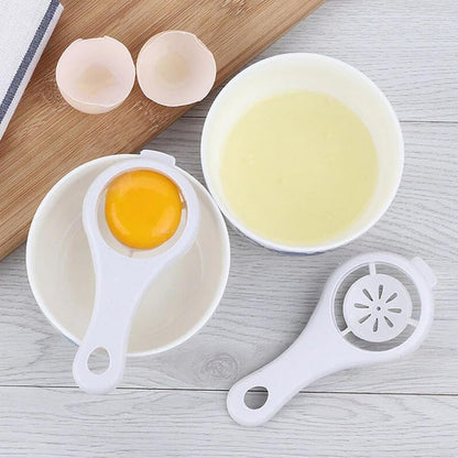 Plastic Egg Yolk Separator – Egg White Filter Tool for Baking & Cooking – Pack of 1
