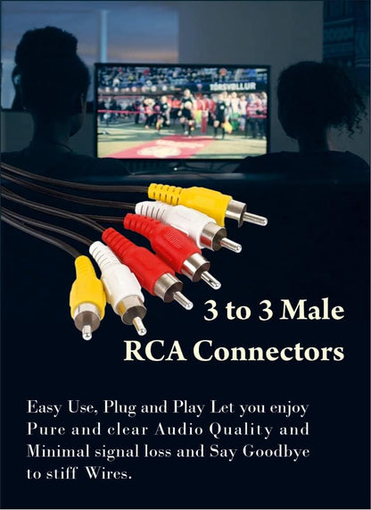 RF REDFOXX 3 RCA Male to Male Cable