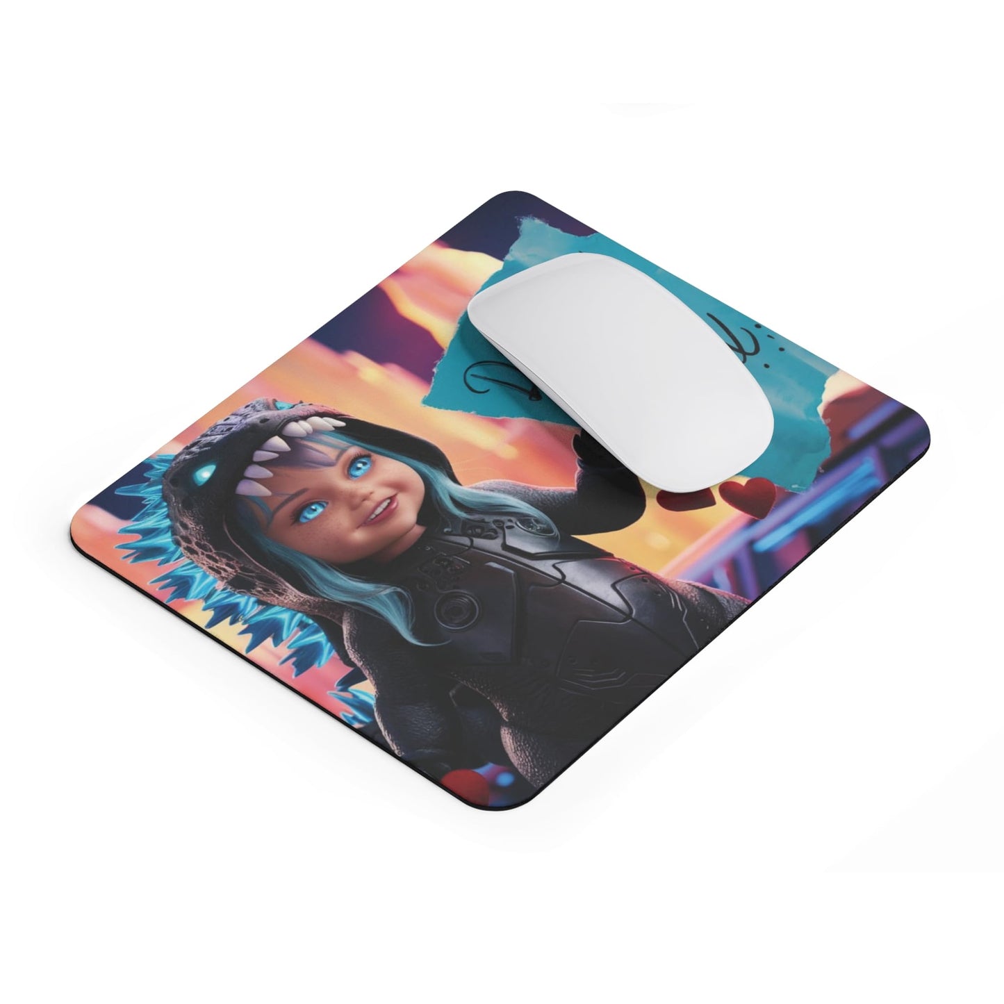 RF REDFOXX Motivational Mouse Pad with Dream Big Quote, Non-Slip Rubber Base, 30 x 25 cm