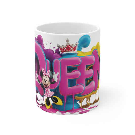 RF REDFOXX Queen Design Regal 350ml Ceramic Coffee Mug