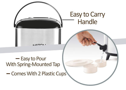 Replacement Water Tap Compatible with Milton Stellar Steel Insulated Water Jug (3L/4L/5L/6L/8L/10L) | Leak-Proof BPA-Free Dispenser Tap | Smooth Flow Easy Press Tap (Only Tap)