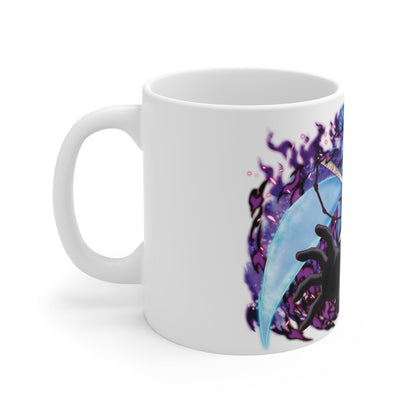 RF REDFOXX Naruto Anime Coffee Mug, Uchiha Madara Design, 350 ml, White Ceramic (Uchiha Madara, Naruto: Ultimate Ninja Madara)