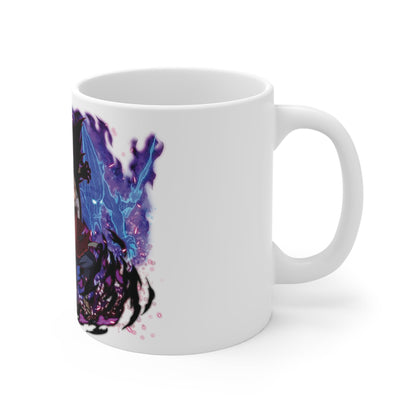 RF REDFOXX Naruto Anime Coffee Mug, Uchiha Madara Design, 350 ml, White Ceramic (Uchiha Madara, Naruto: Ultimate Ninja Madara)
