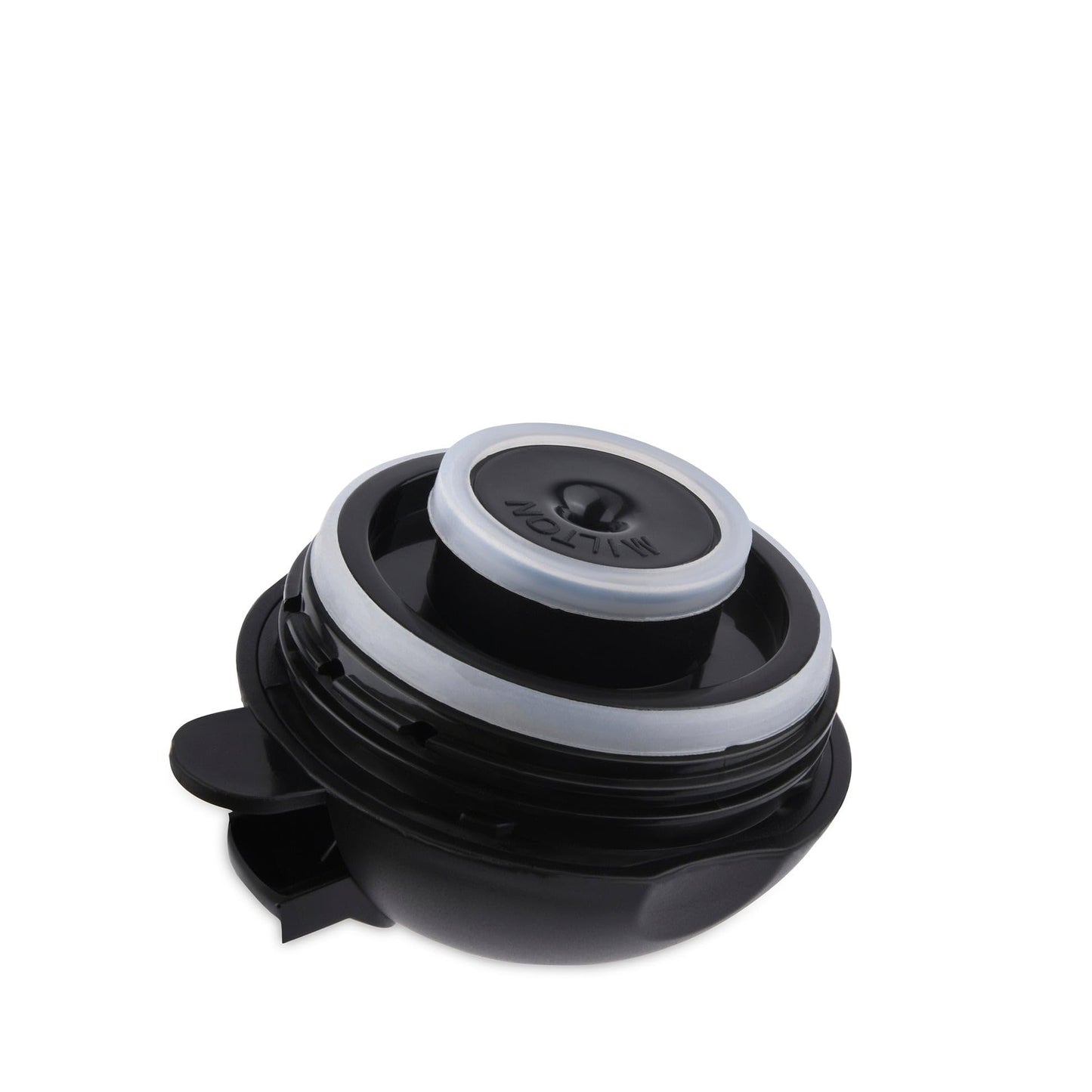 Spare Lid Compatible with Milton Carafe Flask | Fits 600ml, 1000ml, 1500ml & 2000ml | Leak-Proof Durable Replacement Lid (Black, Bottle Not Included)