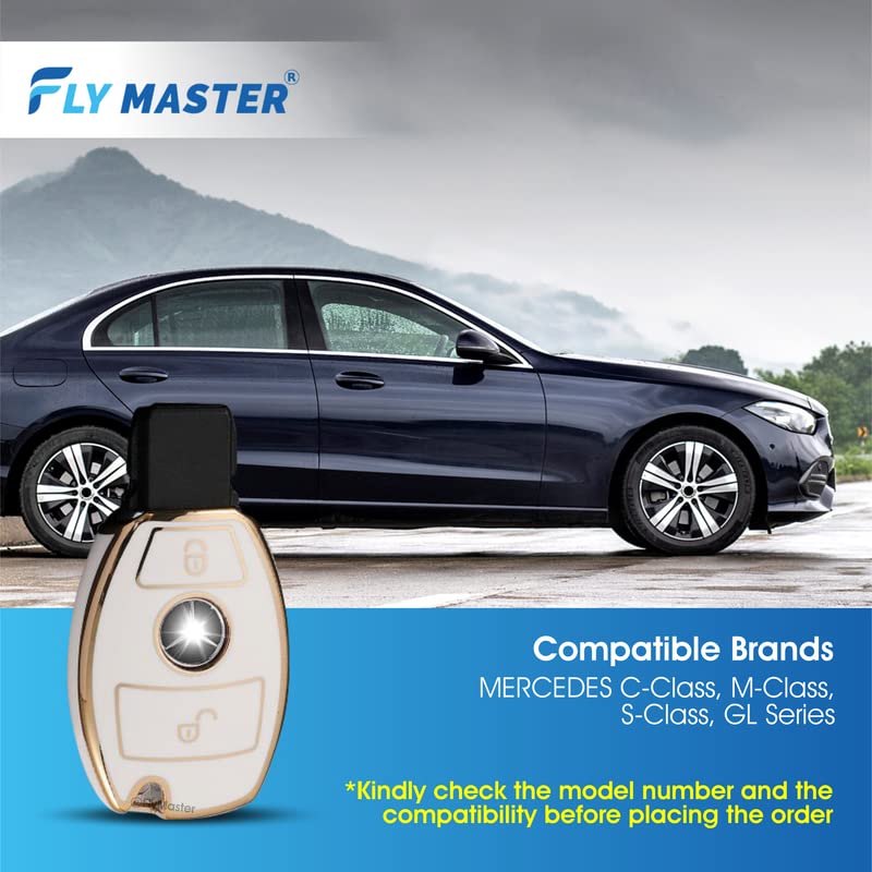 TPU Key Cover Compatible with Toyota Corolla Altis Crysta. (White)