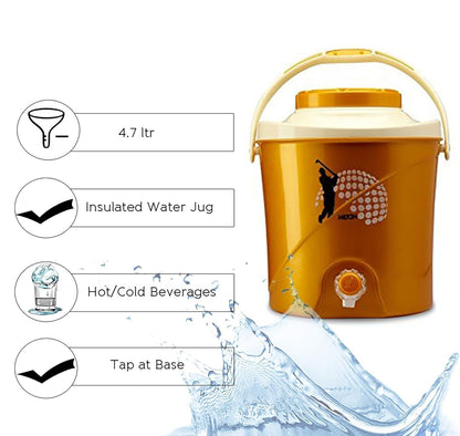 Replacement Tap for Milton Kool Stallion 5 ORA Water Jug (4.7L) | Leak-Proof BPA-Free Dispenser Tap | Easy Press Smooth Flow Spare Tap (1 Pc)