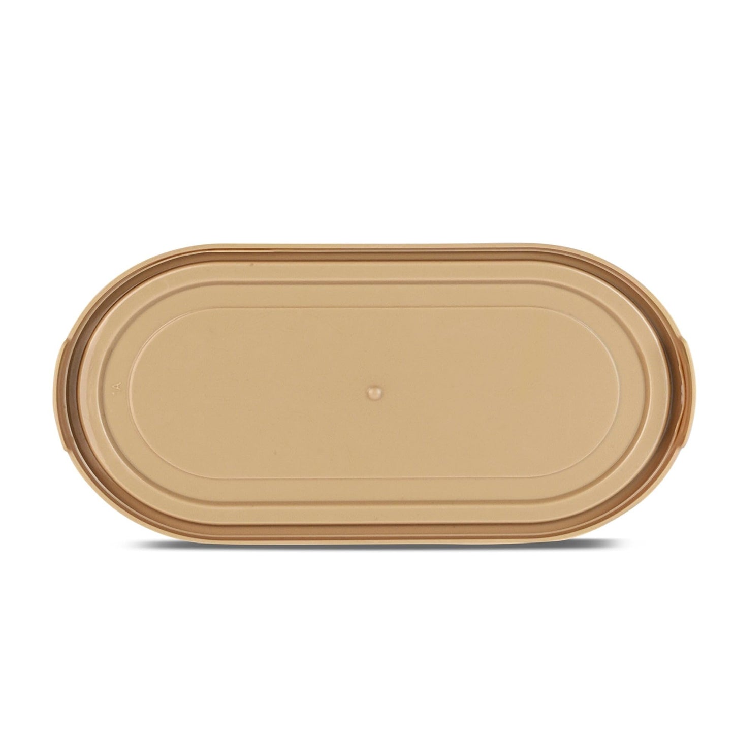 Spare Oval Container Lid Compatible with Milton Steel Refresh Tiffin | Fits 650ml–675ml Oval Container | Leak-Resistant Replacement Lid | Beige