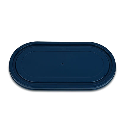 Spare Oval Container Lid Compatible with Milton Steel Refresh Tiffin | Fits 650ml–675ml Oval Container | Leak-Resistant Replacement Lid | Blue