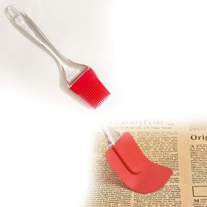 Silicone Spatula and Pastry Brush Set for Cake Mixer – Heat-Resistant Baking Tools for Cooking & Decorating