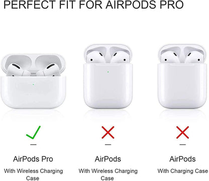 RedFoxx Soft Silicone New 3D Cartoon Design Cute Anime Shockproof CAT Cover Case with Free Keychain Compatible with Apple AIRPODS PRO (NOT for Any Other AIRPODS) (AIRPOD Cover PRO, (American Sheild)
