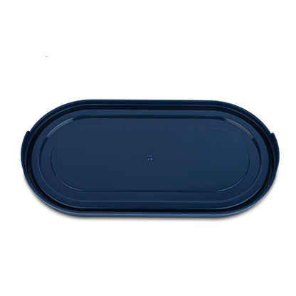 Spare Oval Container Lid Compatible with Milton Steel Refresh Tiffin | Fits 650ml–675ml Oval Container | Leak-Resistant Replacement Lid | Blue