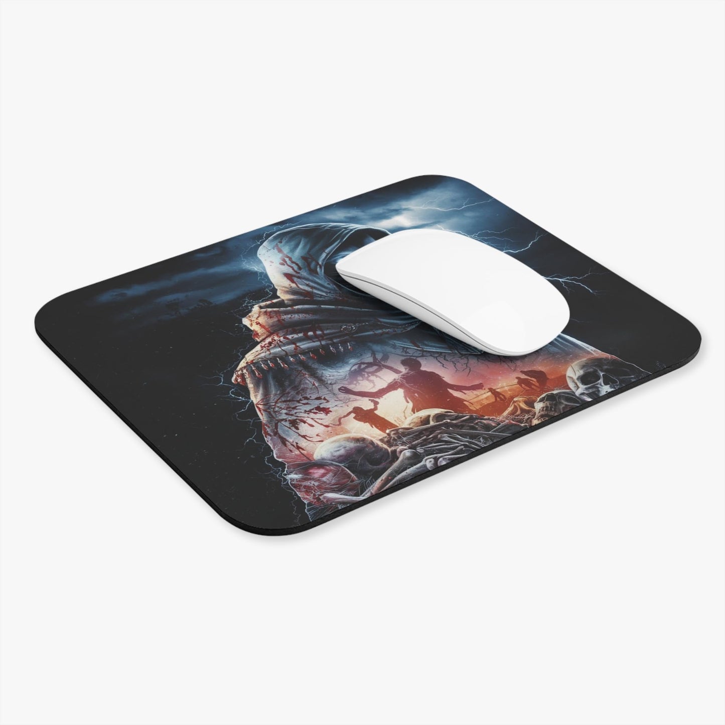 RF REDFOXX Dark Anime Designs Customised Mouse Pad, Smooth Non-Slip Rubber Base, for Laptop & Gaming, Pack of 1