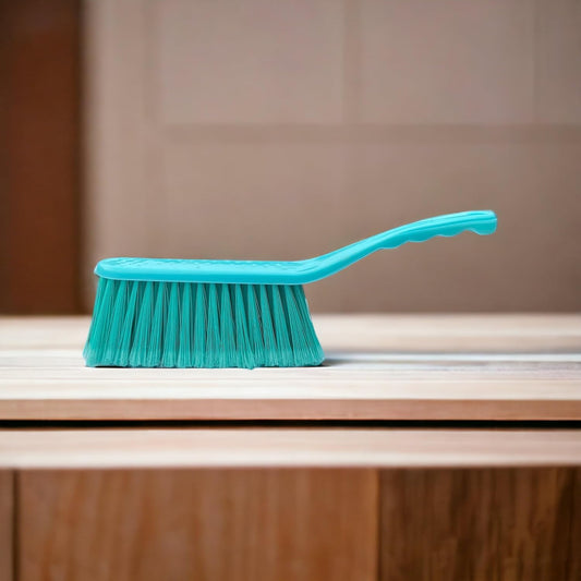 Plastic Dust Cleaning Brush Upholstery Long Handle Cleaning Brush Long Bristle for Tiles,Carpet,Bed,Sofa,Mattress,Window,Bathroom Car Seat,Curtain,Dust Cleaner for Kitchen (Brush 1 Pc),Multi