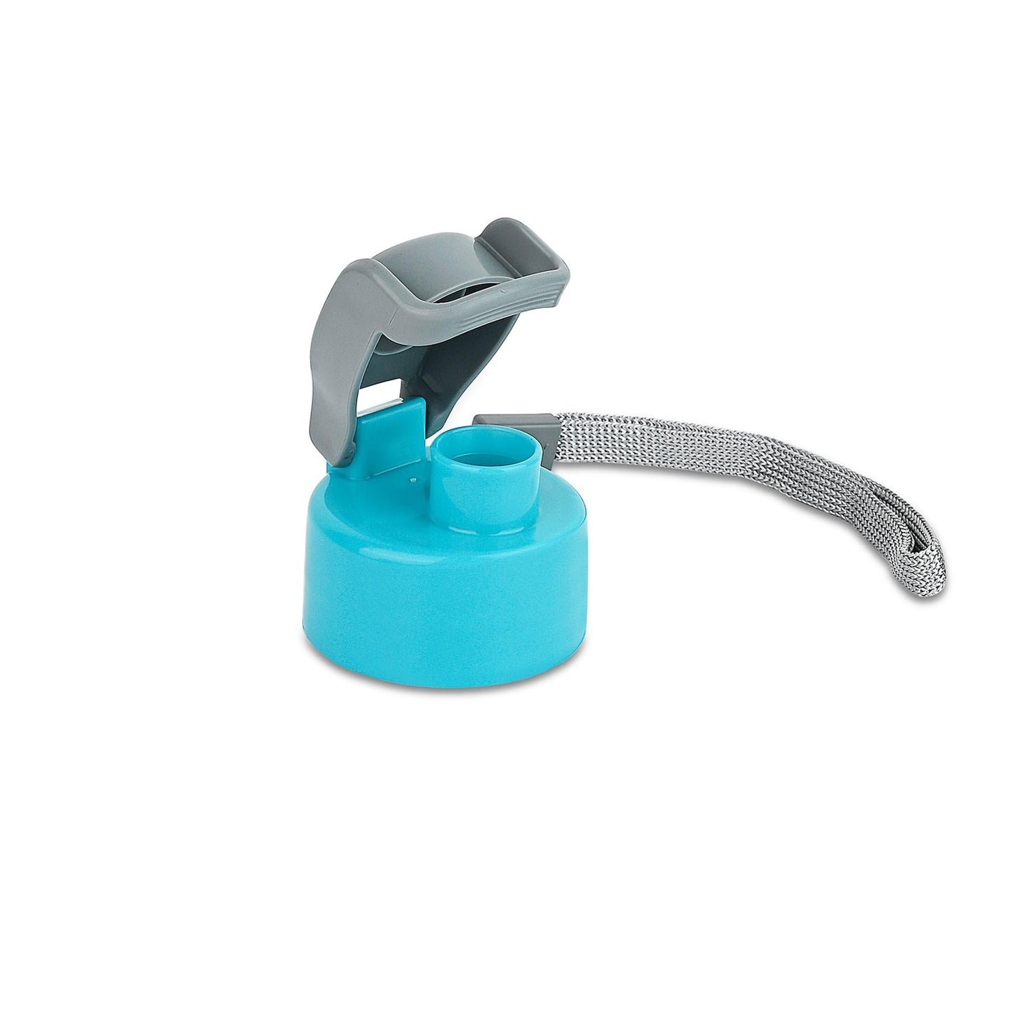 Spare Lid for Milton Steel Racer/Convey Bottles | Compatible with 520 ml & 600 ml | Leak-Proof, BPA-Free, Durable Replacement Cap with Strap (Blue)