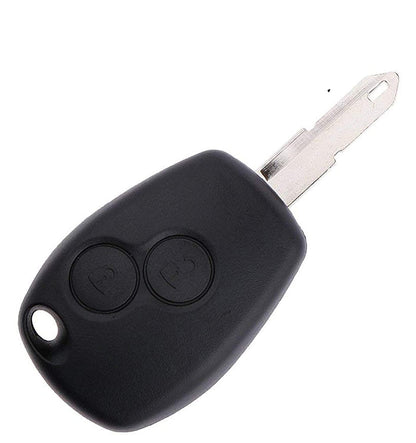 Replacement Keyshell and Silicone Key Cover | Central Locking with Keyblade Compatible with Renault Duster and Logan | 2 Button Keyshell Keycase