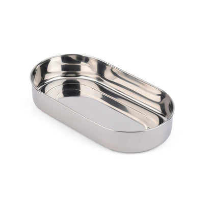 Spare Stainless Steel Oval Container Compatible with Milton Corporate Lunch Box | 0.5mm Thick DDQ Steel | Replacement Inner Container | Food-Grade & Durable