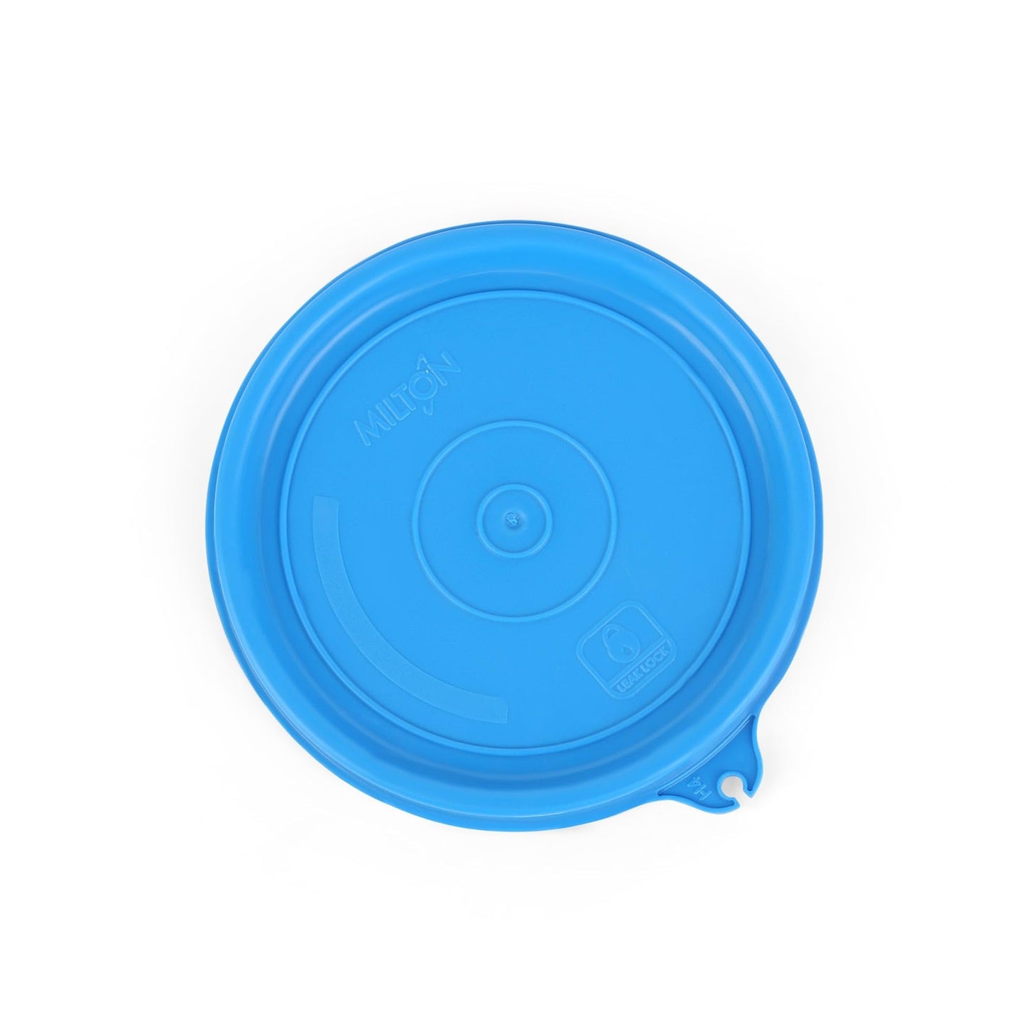 Spare Lid Compatible with Milton Stack Pack Stainless Steel Tiffin | Fits 200ml / 350ml / 500ml Containers | Leak-Proof Replacement Tiffin Lid | Blue/Cyan