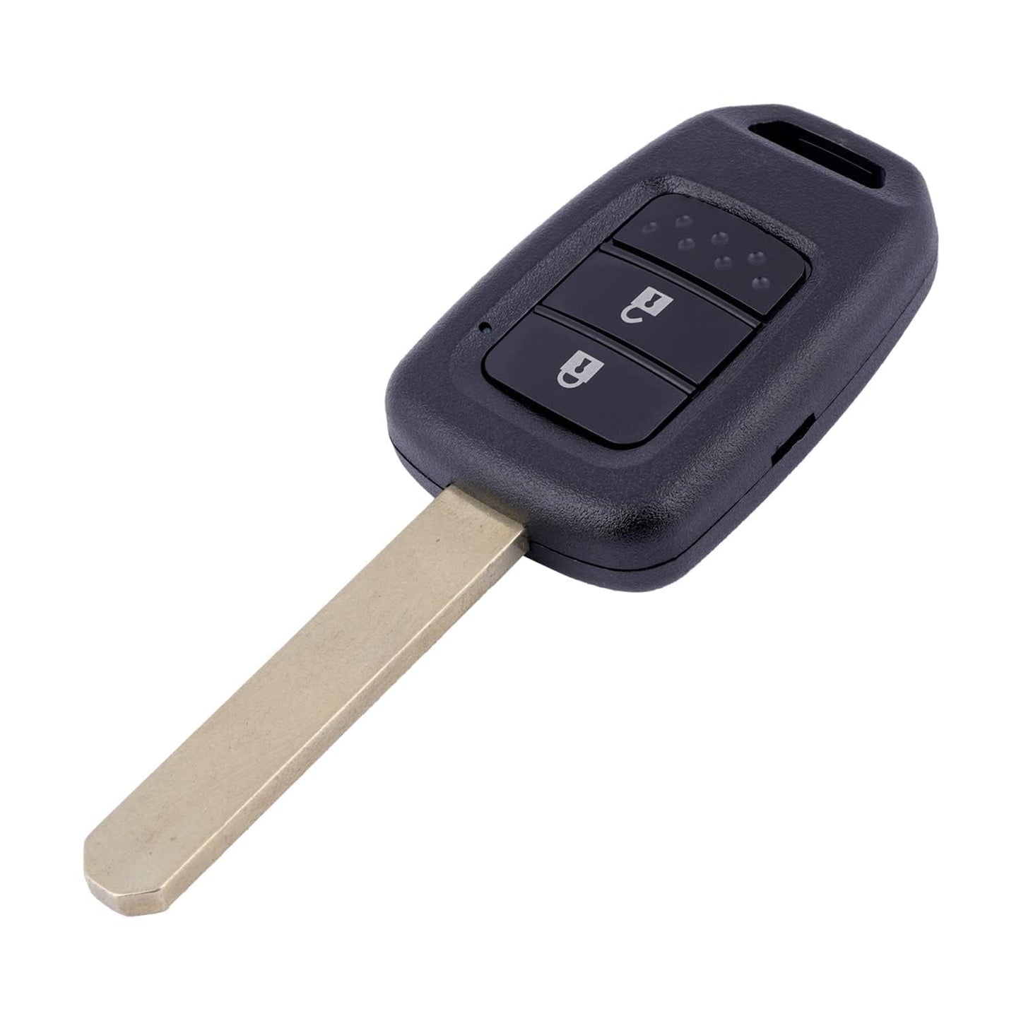 2 Button Key Replacement Shell Compatible for Honda City, I-VTEC, I-dtec, Amaze, WRV, CRV, Jazz