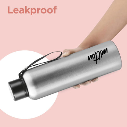 Milton Aura Water Bottle Replacement Lid, Black, BPA-Free, Leak-Proof Cap Compatible with 520ml, 725ml, 1000ml, 1050ml Bottles, Durable Spare Cap
