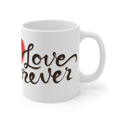 RF REDFOXX Couple Love Design Coffee Mug, 350 ml - I Love You Message Printed - Gift for Boyfriend, Girlfriend, Husband, Wife, and Love Partners
