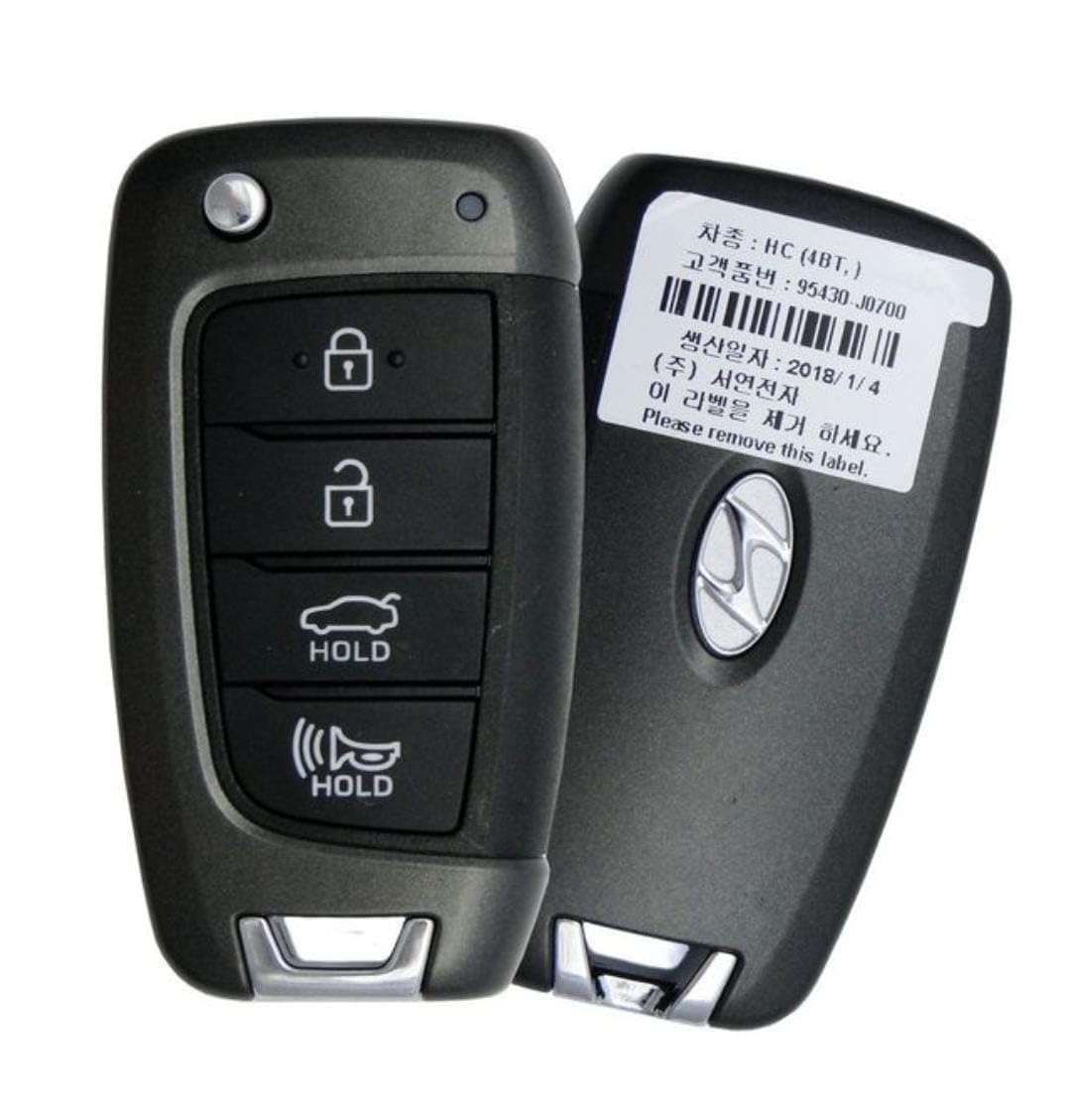 Car Key Replacement Key Shell for Hyundai Verna 2018 Remote Key Fob