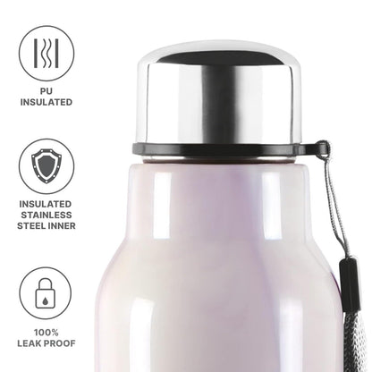 Replacement Lid for Milton Steel Fit Water Bottle | Compatible with 600ml & 900ml Thermosteel Bottles | Durable Stainless Steel Cap with Strap | Leak-Proof & Rust-Resistant Spare Lid