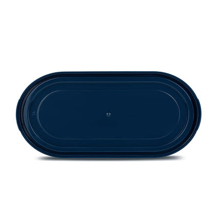 Spare Oval Container Lid Compatible with Milton Steel Refresh Tiffin | Fits 650ml–675ml Oval Container | Leak-Resistant Replacement Lid | Blue