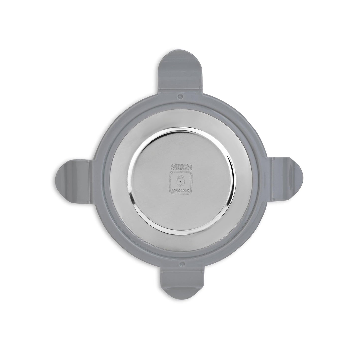 Milton Spare Click Top Lid compatible with Fresh Meal & Express Fresh Meal Lunch Box, 320ml Stainless Steel Container, Replacement Clip Lock, Leak-Proof, BPA-Free, Light Grey
