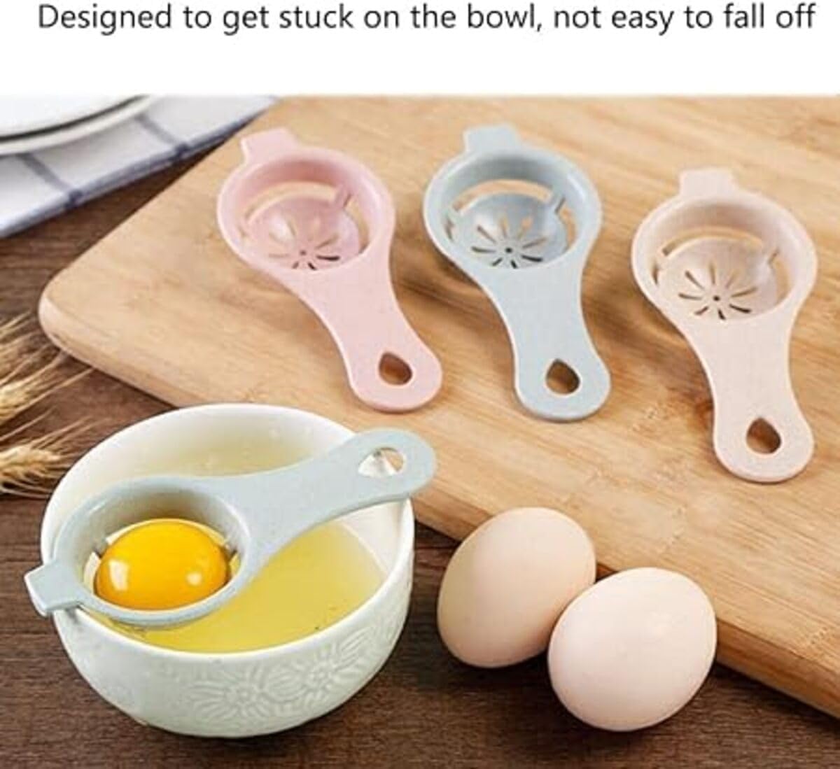Separate Egg yolks & Whites Easily with This Handy Kitchen Gadget – Ideal for Baking & Cooking! Pack of 1