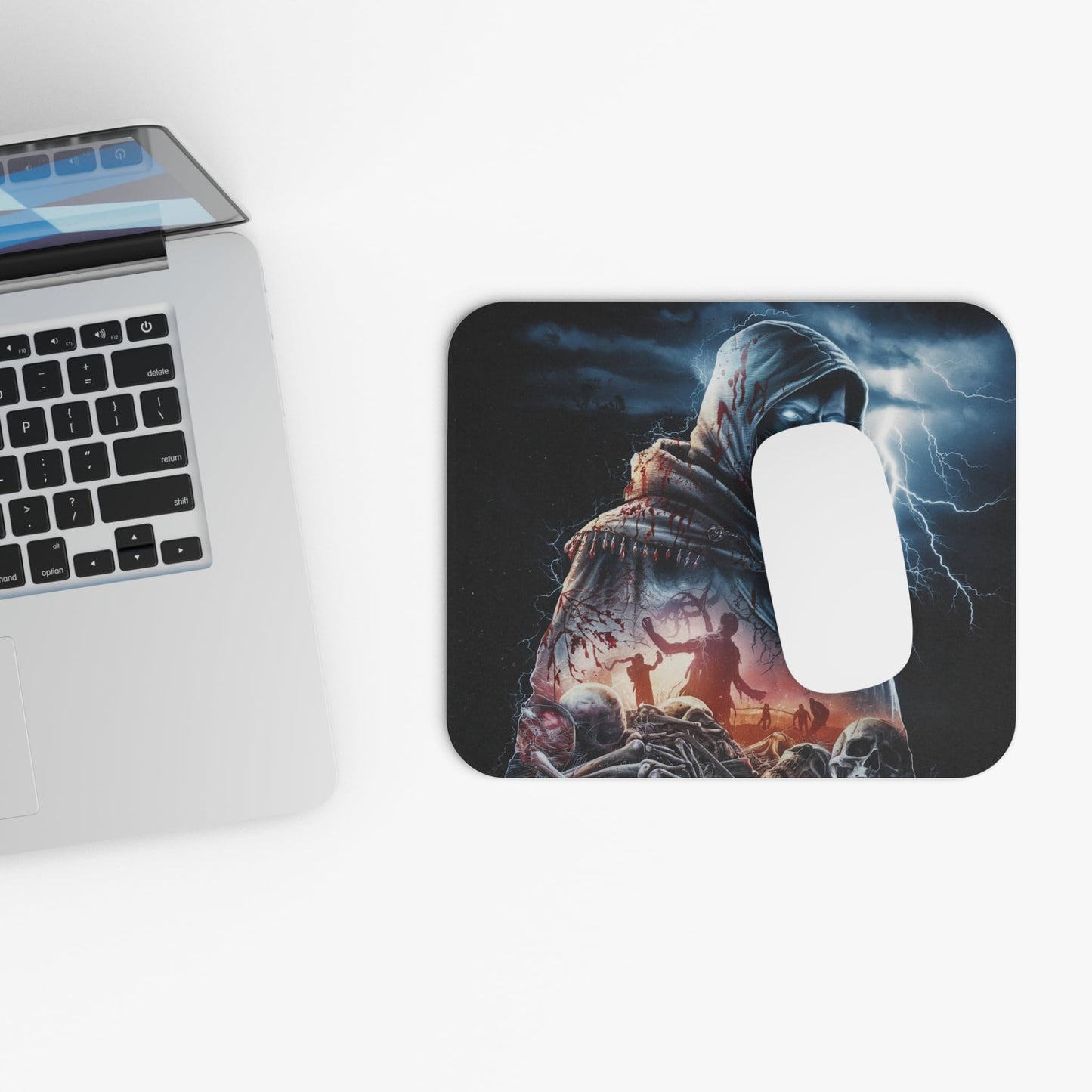RF REDFOXX Dark Anime Designs Customised Mouse Pad, Smooth Non-Slip Rubber Base, for Laptop & Gaming, Pack of 1