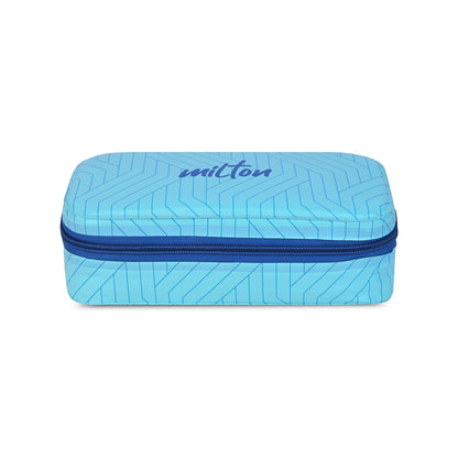 Spare Insulated Jacket Compatible with Milton Mini Lunch Box | Replacement Fabric Lunch Jacket | Leak-Proof Tiffin Cover for Office, School & College | Blue/Cyan
