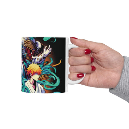 RF REDFOXX Anime Character Mug with Elemental Euphoria Design, 350ML