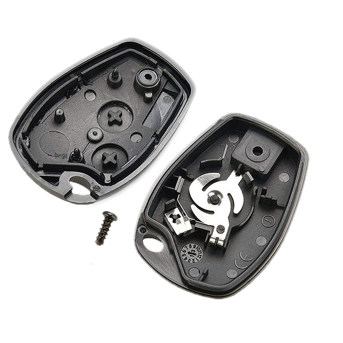 Replacement Keyshell and Silicone Key Cover | Central Locking with Keyblade Compatible with Renault Duster and Logan | 2 Button Keyshell Keycase