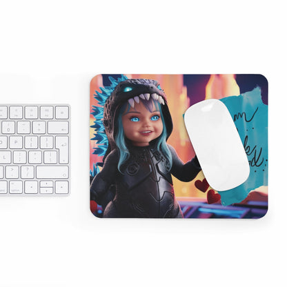 RF REDFOXX Motivational Mouse Pad with Dream Big Quote, Non-Slip Rubber Base, 30 x 25 cm