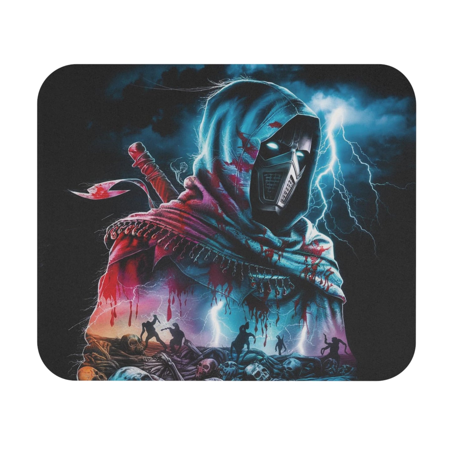 RF REDFOXX Dark Anime Designs Customised Mouse Pad, Smooth Non-Slip Rubber Base, for Laptop & Gaming, Pack of 1