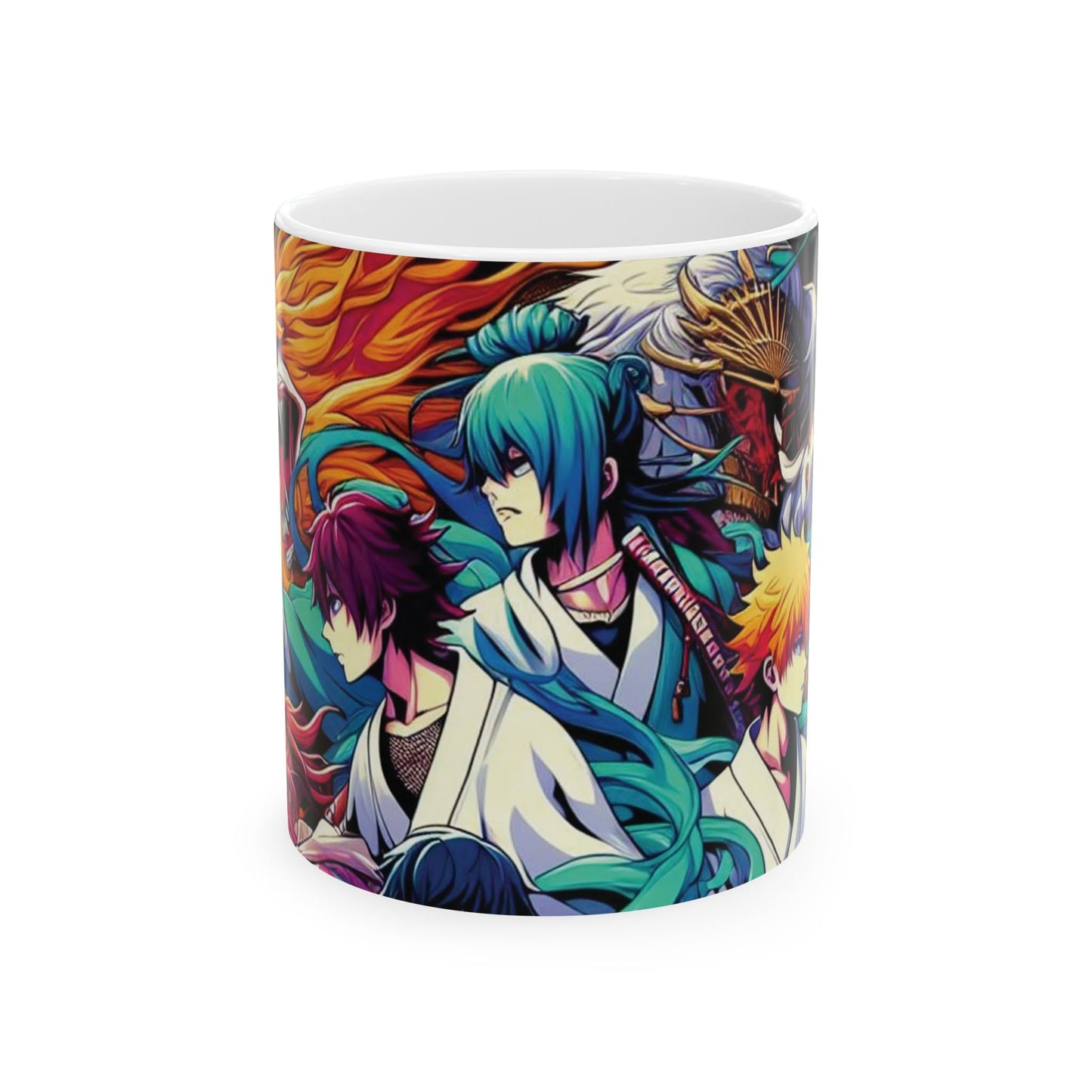 RF REDFOXX Anime Character Mug with Elemental Euphoria Design, 350ML