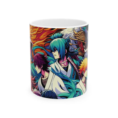 RF REDFOXX Anime Character Mug with Elemental Euphoria Design, 350ML