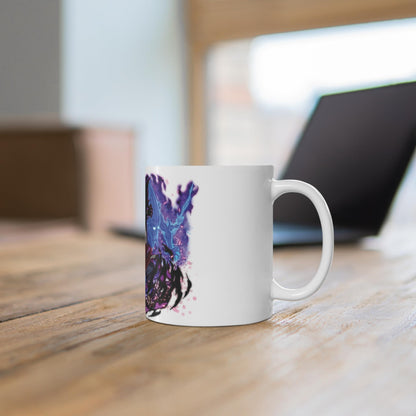 RF REDFOXX Naruto Anime Coffee Mug, Uchiha Madara Design, 350 ml, White Ceramic (Uchiha Madara, Naruto: Ultimate Ninja Madara)