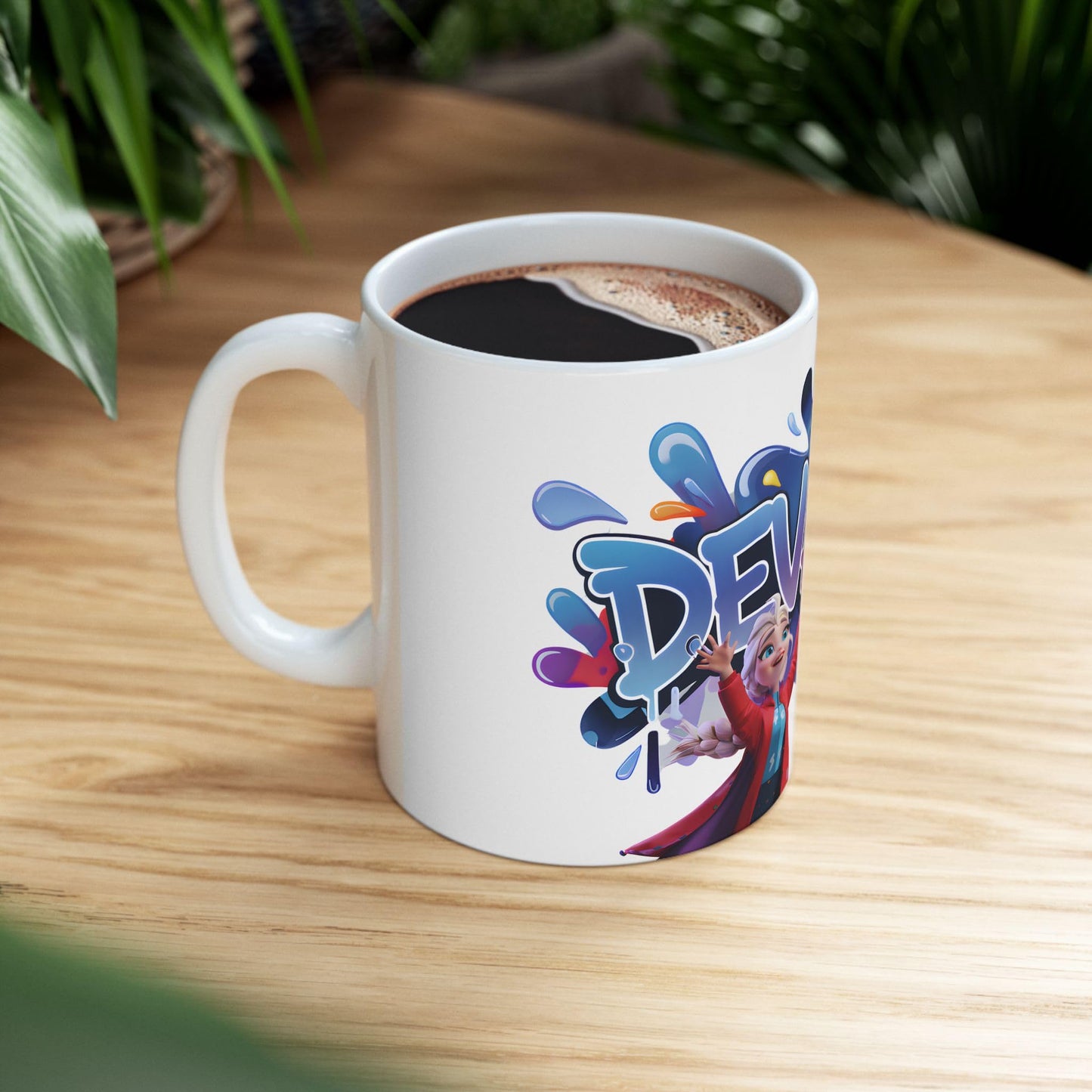 RF REDFOXX Personalized Photo and Name Coffee Mug Gift for Boyfriend & Girlfriend, 325 ml, White Ceramic
