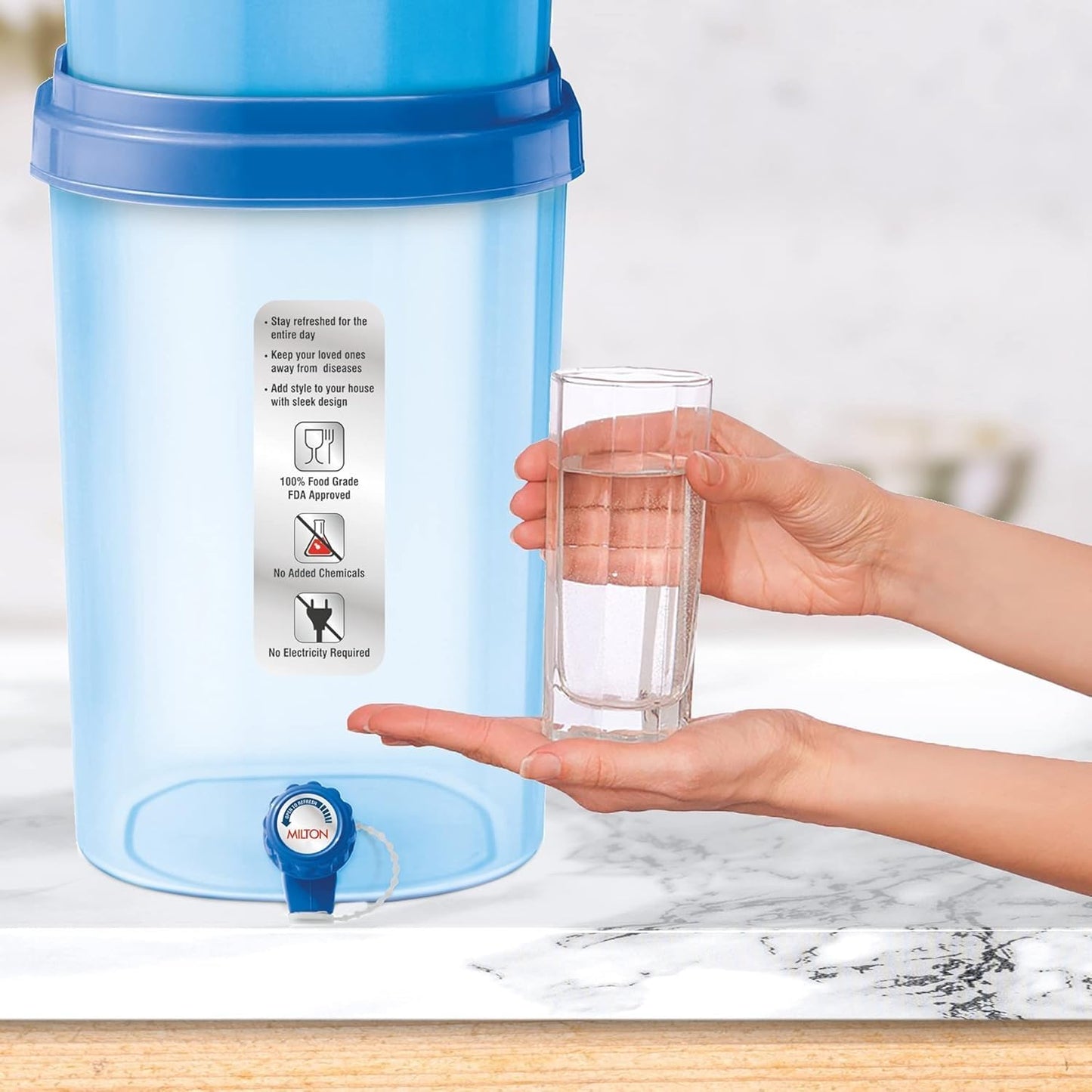 Replacement Water Tap for Milton Pure N Sleek & Ready OR N Sleek Water Jug (15L & 20L) | Leak-Proof BPA-Free Dispenser Tap | Easy Flow Spare Tap (1 Pc)