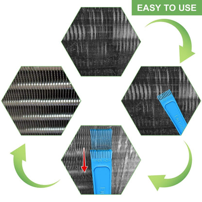 RF REDFOXX Fin Comb Set for Air Conditioner FCR6 Coil Fin Comb Ring Straighten Evaporator Condensor