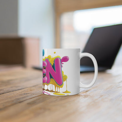 RF REDFOXX Queen Design Regal 350ml Ceramic Coffee Mug