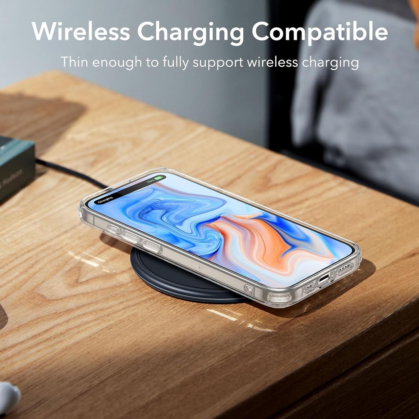 RF REDFOXX Compatible with i-Phone 11 Clear Case | Slim Shockproof Silicon & TPU Back Cover with Camera | Anti-Yellowing Scratch Resistant Transparent Phone Case for iPhone 11 (iPhone 15)